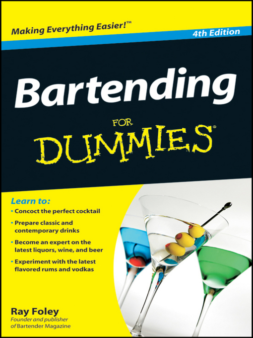 Cover image for Bartending For Dummies